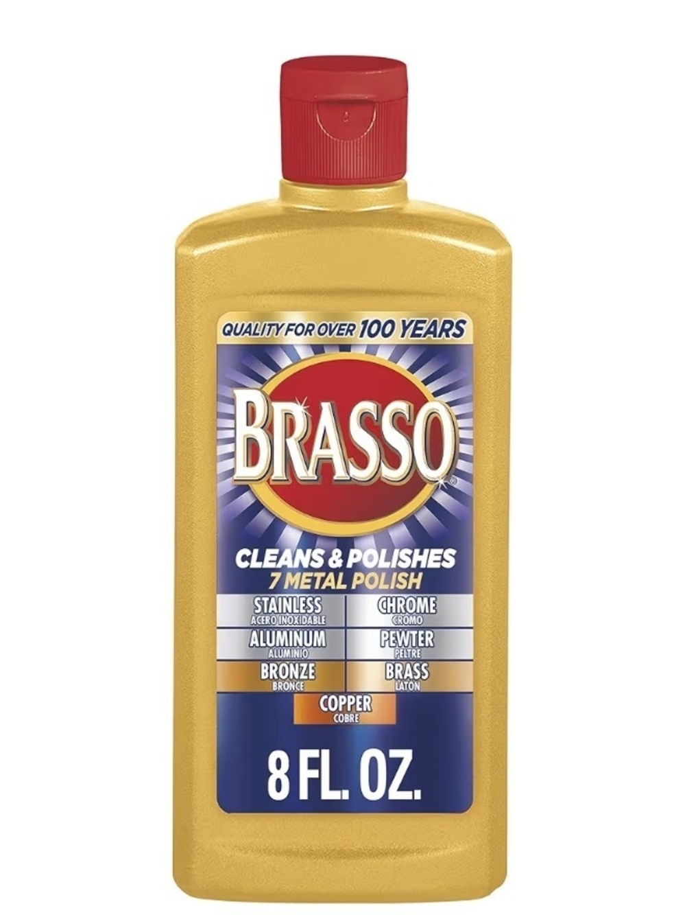 Brasso Metal Polish Bottle
